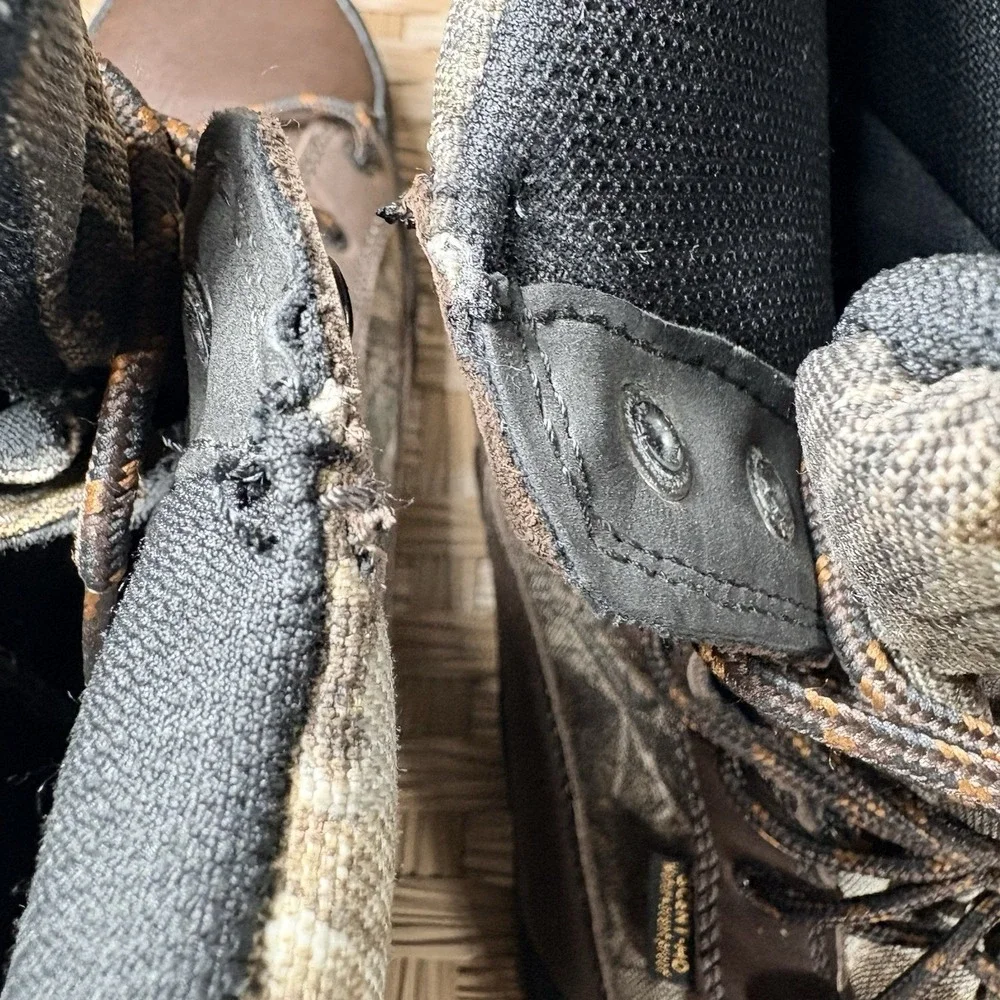 Lacrosse Big Country‎ Boots Mens 12 Hunting Camo 800G Insulated Leather 8 Inch
